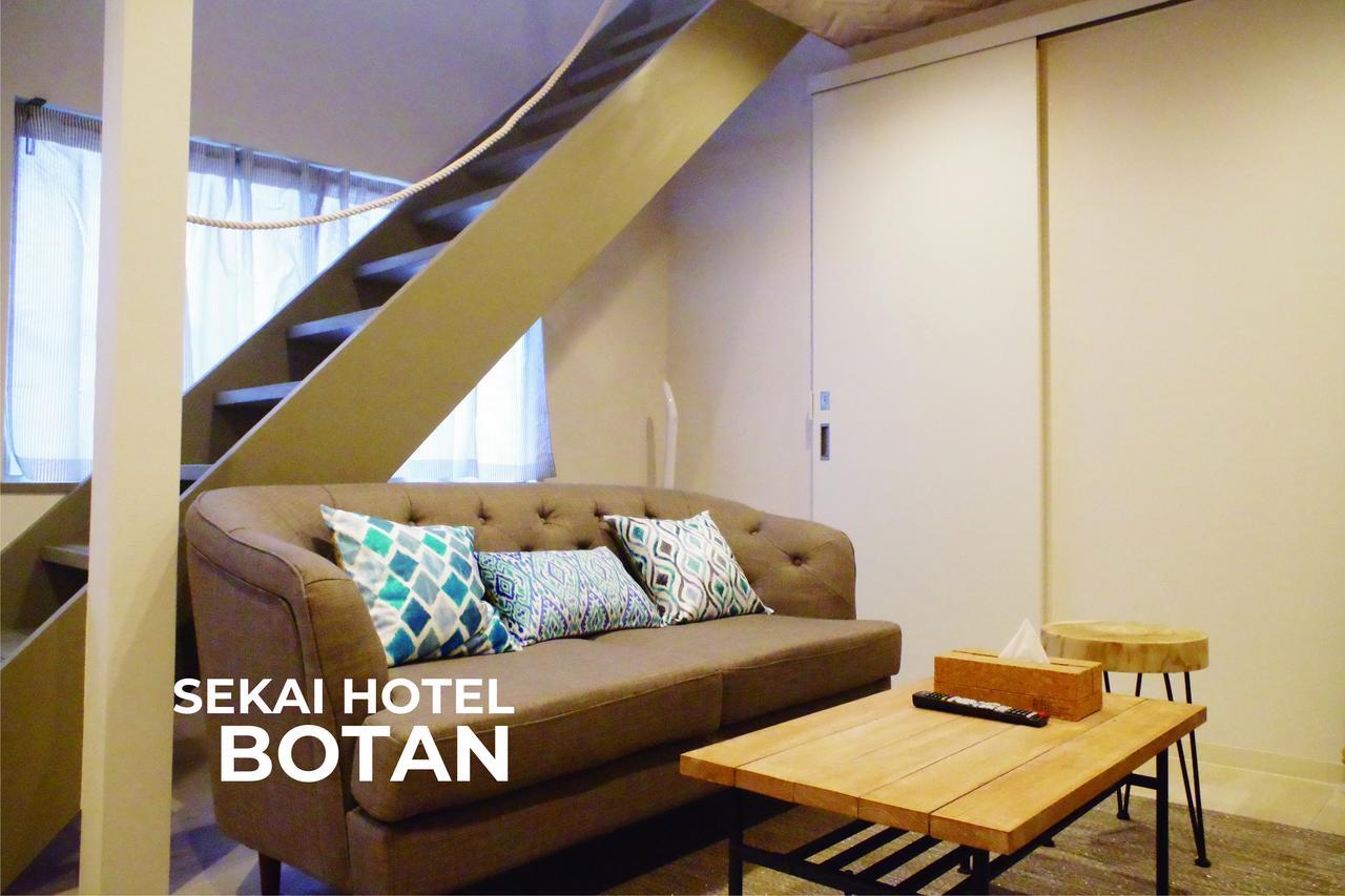 Sekai Hotel Mangetsu Osaka Bagian luar foto