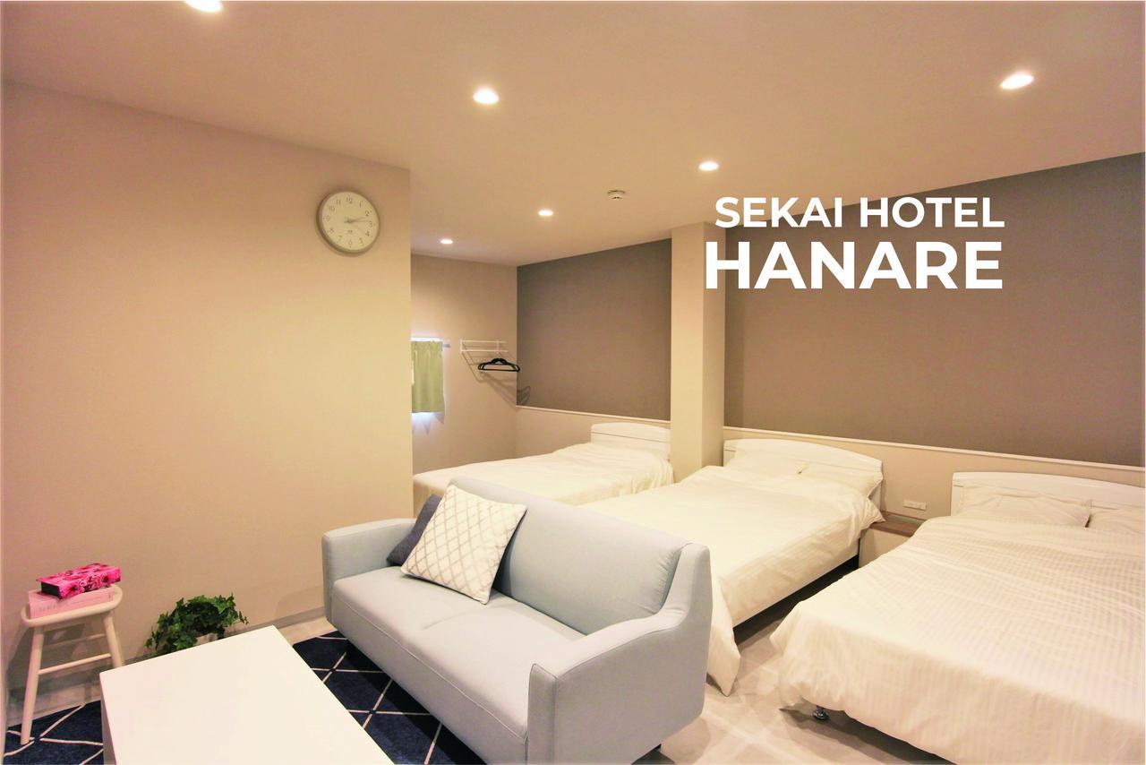 Sekai Hotel Mangetsu Osaka Bagian luar foto